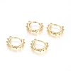 Brass Huggie Hoop Earrings EJEW-G275-03G-1