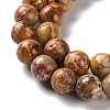 Dyed Natural Regalite/Imperial Jasper/Sea Sediment Jasper Beads Strands G-B124-C01-02-4