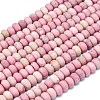 Natural Rhodonite Beads Strands G-P575-A18-6x4mm-2