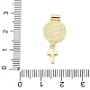 Religion Brass Pendants KK-H539-18G-03-3