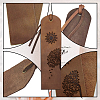 Cowhide Leather Labels AJEW-WH0386-0047-4