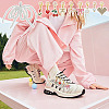 10 Styles Alloy Enamel/Rhinestone/Resin Imitation Pearl Shoe Charms AJEW-OC0015-30-5
