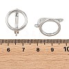 SHEGRACE Brass Hoop Earring Findings XGRQ79244-942P-3