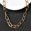 304 Stainless Steel Cable Chain Necklaces with Spring Ring Clasps for Women NJEW-Z091-09G-2