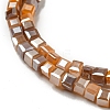 Electroplate Glass Beads Strands EGLA-F121-FR-B04-4