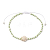 2Pcs Glass Seed Adjustable Braided Beaded Bracelets BJEW-JB11664-3