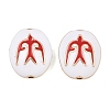 Brass Enamel Beads KK-CBA7BFE-01G-03-1