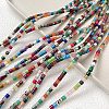 Natural & Synthetic Mixed Gemstone Beads Strands G-K358-A01-01-1