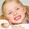 Round Printed Wood Baby Tooth Keepsake Cases with Lids CON-WH0113-12C-5
