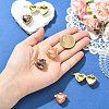 6Pcs 2 Colors Brass Enamel Prayer Box Pendants KK-CJ0005-80-4