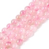 Dyed Natural White Jade Beads Strands G-T138-6mm-210-20-4