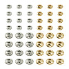 60Pcs 4 Styles Column Brass Beads KK-TA0009-07-1