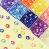 500Pcs 10 Colors Transparent Acrylic Beads TACR-FS0001-57-3