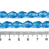 Transparent Glass Beads Strands EGLA-N013-T8mm-D17-4