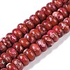 Dyed Synthetic Imperial Jasper Beads Strands G-P529-E01-A06-1