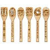 6Pcs Bamboo Spoons & Knifes & Forks AJEW-WH0411-015-1