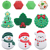 10 Styles Food Grade Eco-Friendly Silicone Beads SIL-SC0002-19-1