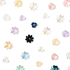 120Pcs 3 Styles Opaque Resin Beads RESI-FS0002-29-3
