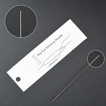 Stainless Steel Collapsible Big Eye Beading Needles YW-ES001Y-75mm