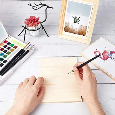 Wooden Painting Frames TOOL-WH0118-18-1