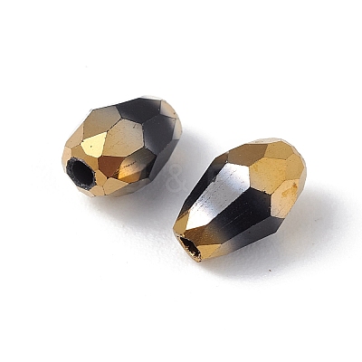 Electroplate Glass Beads DGLA-C001-01B-1