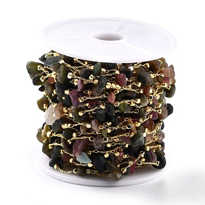 Handmade Beaded Chain CHC-D027-01G-03-1