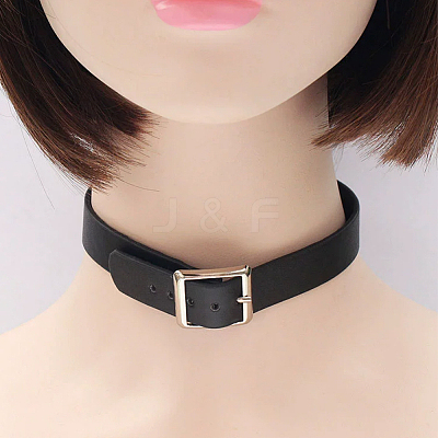 1Pc Leather Punk Rock Style Necklaces NJEW-CL0001-05-1