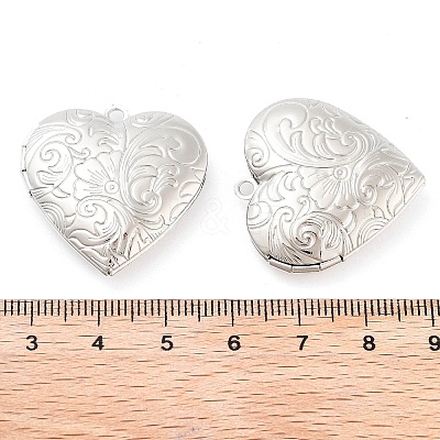 Brass Locket Pendants KK-M263-01P-1
