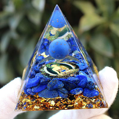 Orgonite Pyramid Resin Energy Generators PW-WG94568-05-1