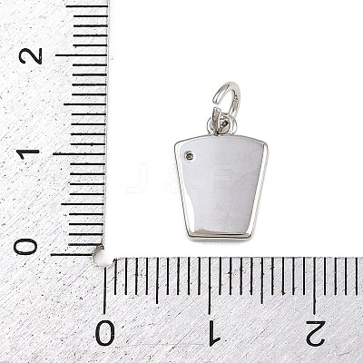 Brass Pave Cubic Zirconia Pendants KK-A269-28P-1