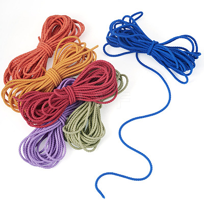 30M 6 Colors Polyester Elastic Cords EC-TA0001-07B-1