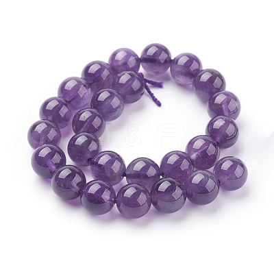 Natural Amethyst Beads Strands X-G-G099-8mm-2-1