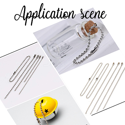 DIY 304 Stainless Steel Necklace Making Kits DIY-UN0001-98P-1