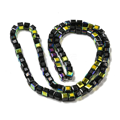 Electroplate Glass Beads Strands EGLA-M031-01A-HR07-1