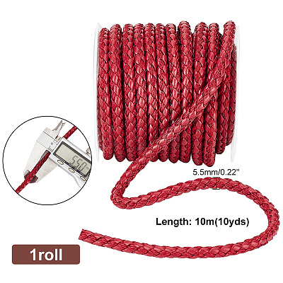 10M Round Imitation Leather Braided Cords LC-WH0008-03D-1