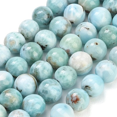 Natural Larimar Beads Strands GG-CBA007A-B01-8.5mm-1
