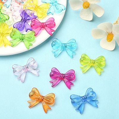 Transparent Acrylic Beads TACR-YW0001-64-1