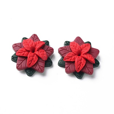 Handmade Polymer Clay Cabochons CLAY-T017-19-1