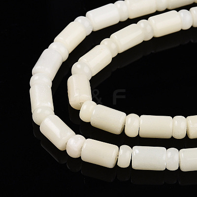 Natural White African Opal Beads Strands G-N346-03A-10-1