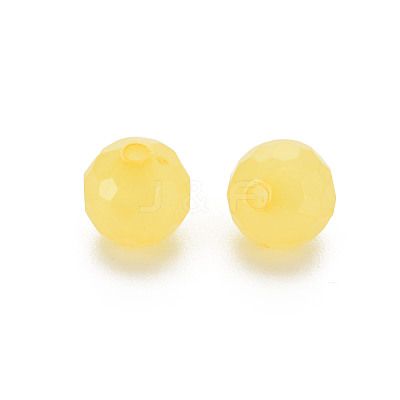 Transparent Acrylic Beads TACR-S154-62E-07-1
