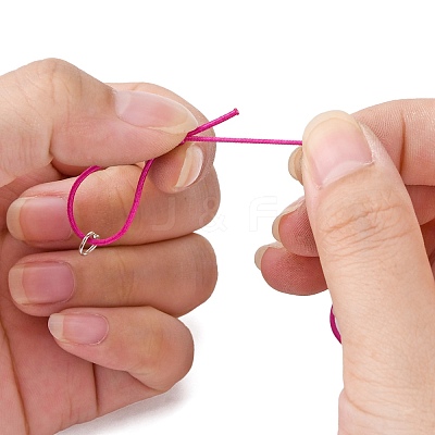 Adjustable Elastic Cord Bracelet Making AJEW-JB00008-07-1