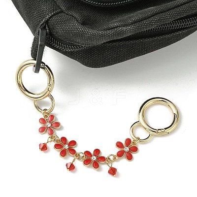 Zinc Alloy Spring Gate Rings Bag Extension Chains X1-AJEW-BA00142-01-1