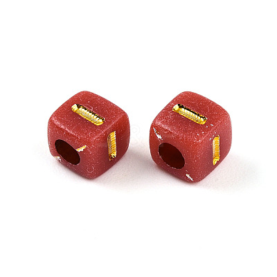 Plating Acrylic Beads OACR-N140-01I-I-1