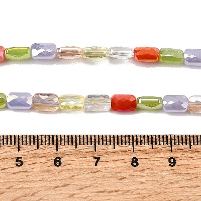 Electroplate Glass Beads Strands EGLA-D300-05-05-1