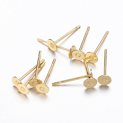 Stud Earring Findings X-KK-C2904-G-1