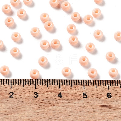 Baking Paint Glass Seed Beads SEED-H002-I-A519-1