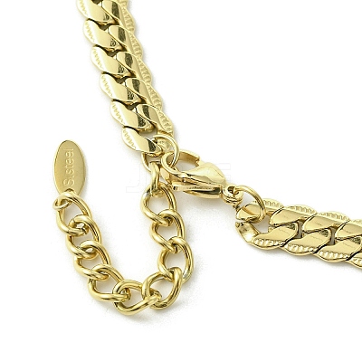 304 Stainless Steel with Seashell Necklaces NJEW-Q322-04G-1