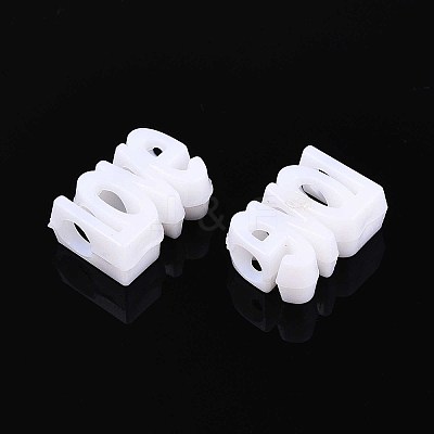 Opaque Acrylic European Beads SACR-Q190-22K-1