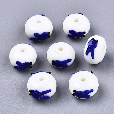 Handmade Bumpy Lampwork Beads LAMP-S194-004A-1