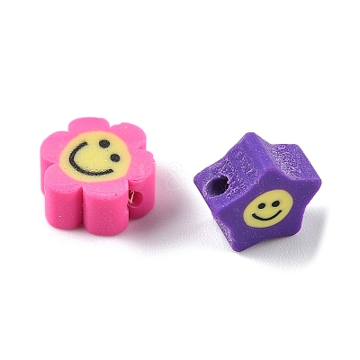 112Pcs 8 Styles Handmade Polymer Clay Beads CLAY-FP0001-09-1